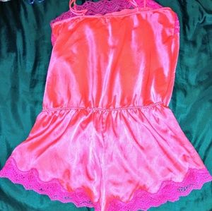 Lingerie one piece pink